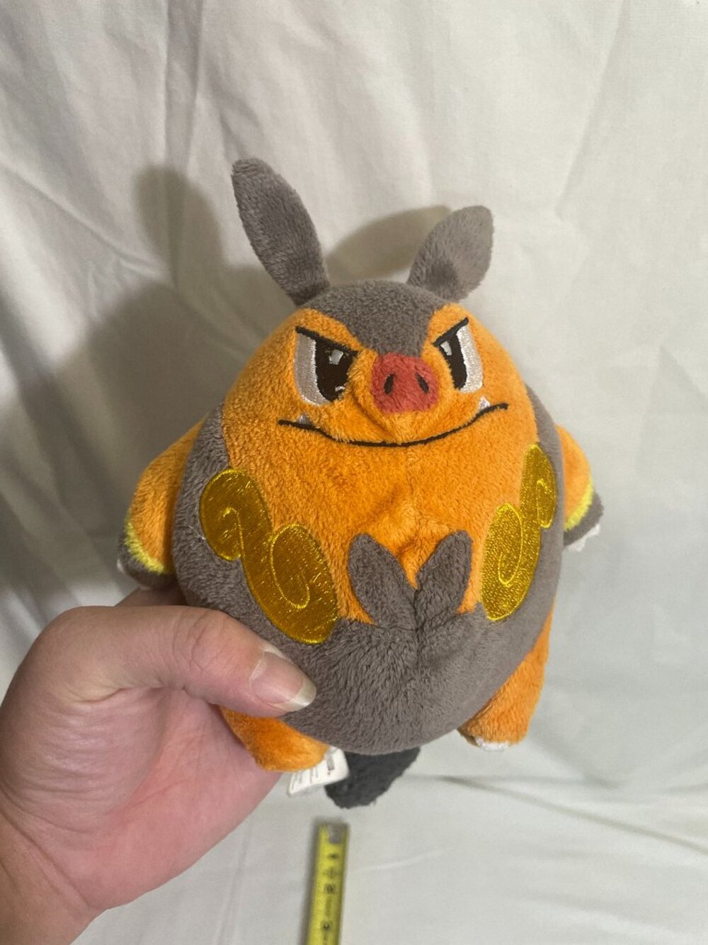 Pokémon Tepig Plush 2011 Jakks Pacific Nintendo 8" Stuffed Animal Soft Toy